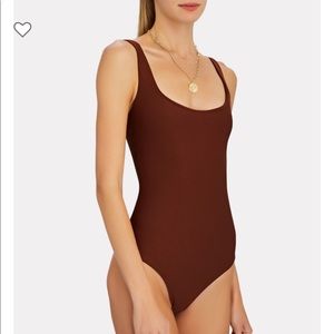 Alix NYC Mott Brown bodysuit